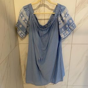 Off the shoulder dress